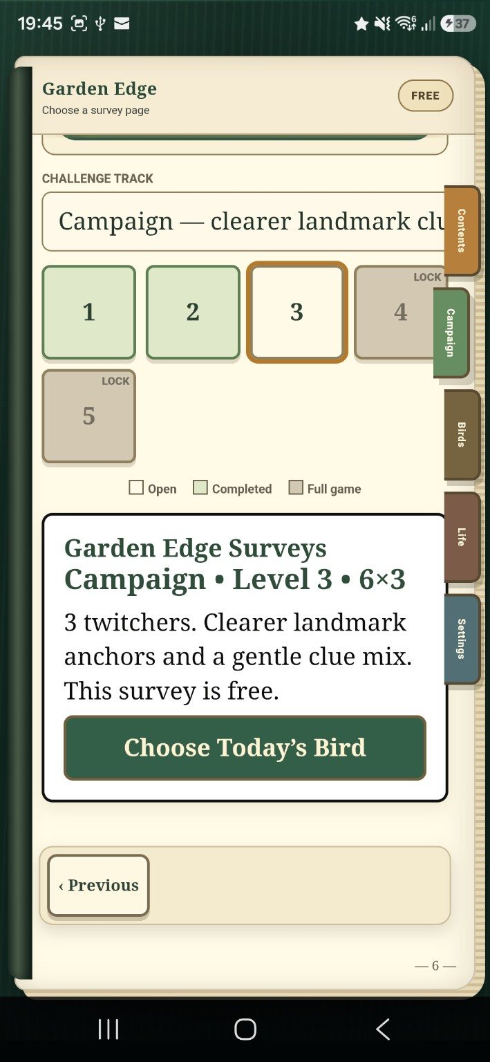 Choose a survey