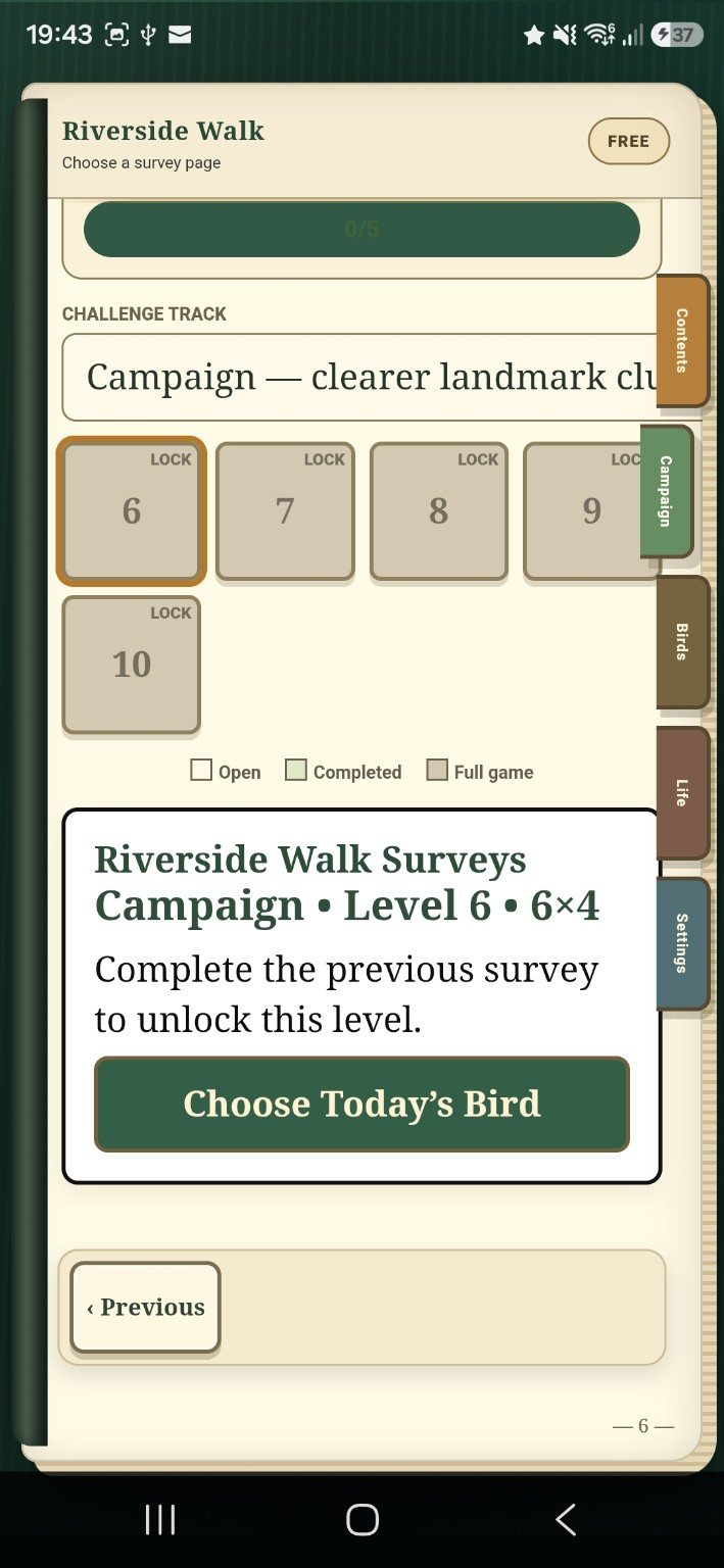 Riverside Walk survey