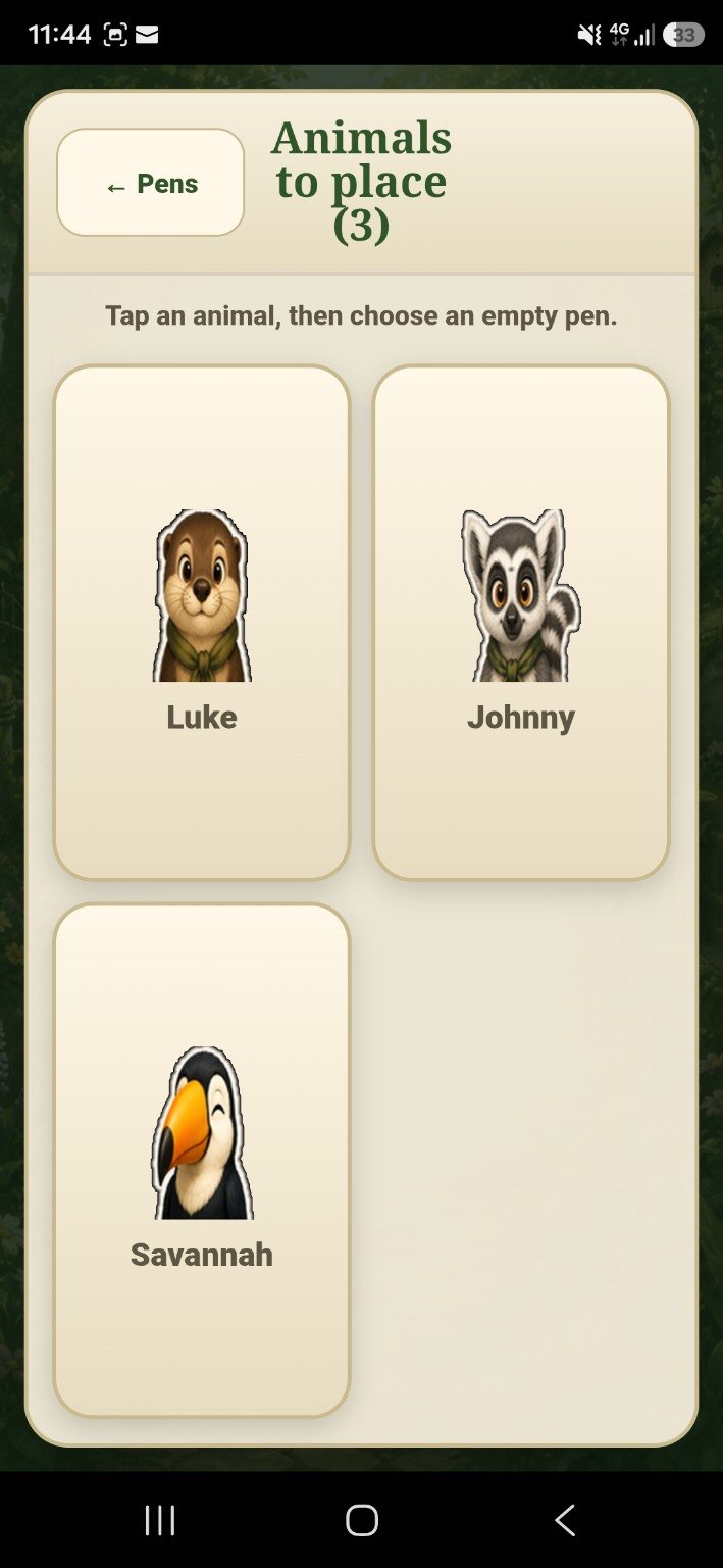 Sort the animals